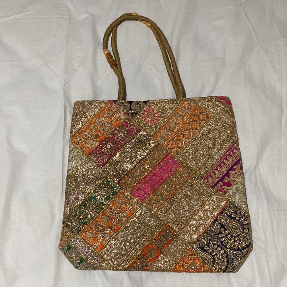 Traditional handmade tote